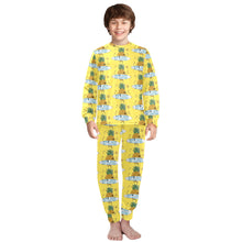 Load image into Gallery viewer, Big Boys' Crew Neck Long Pajama Set