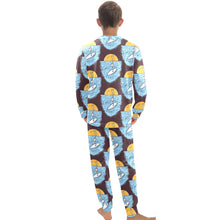 Load image into Gallery viewer, Big Boys' Crew Neck Long Pajama Set