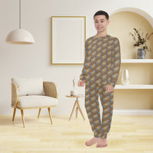 Load image into Gallery viewer, Big Boys' Crew Neck Long Pajama Set