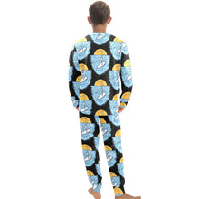 Load image into Gallery viewer, Big Boys' Crew Neck Long Pajama Set