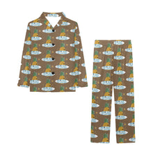 Load image into Gallery viewer, Big Boys' V-Neck Long Pajama Set