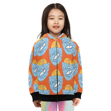 Load image into Gallery viewer, Little Girls' Zip Up Hoodie
