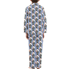 Load image into Gallery viewer, Big Boys' V-Neck Long Pajama Set