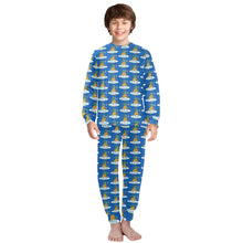 Load image into Gallery viewer, Big Boys' Crew Neck Long Pajama Set