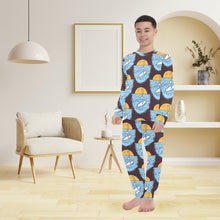 Load image into Gallery viewer, Big Boys' Crew Neck Long Pajama Set