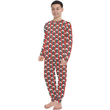 Load image into Gallery viewer, Big Boys' Crew Neck Long Pajama Set