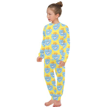 Load image into Gallery viewer, Big Girls' Crew Neck Long Pajama Set