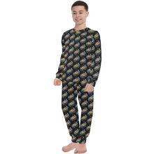 Load image into Gallery viewer, Big Boys' Crew Neck Long Pajama Set