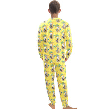Load image into Gallery viewer, Big Boys' Crew Neck Long Pajama Set