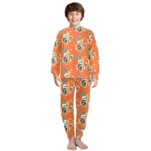 Load image into Gallery viewer, Big Boys' Crew Neck Long Pajama Set