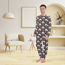 Load image into Gallery viewer, Big Boys' Crew Neck Long Pajama Set