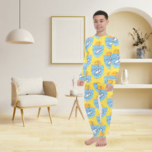 Load image into Gallery viewer, Big Boys' Crew Neck Long Pajama Set