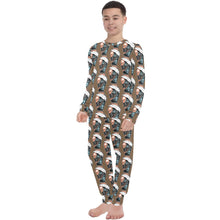Load image into Gallery viewer, Big Boys' Crew Neck Long Pajama Set