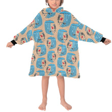 Load image into Gallery viewer, Blanket Hoodie for Kids