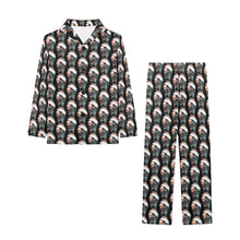 Load image into Gallery viewer, Big Girls' V-Neck Long Pajama Set