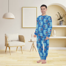Load image into Gallery viewer, Big Boys' Crew Neck Long Pajama Set
