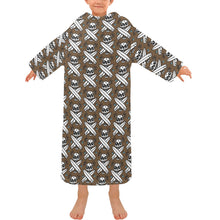 Load image into Gallery viewer, Blanket Robe with Sleeves for Kids