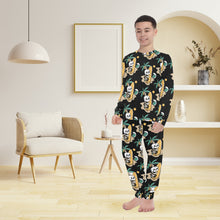 Load image into Gallery viewer, Big Boys' Crew Neck Long Pajama Set