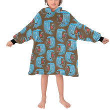 Load image into Gallery viewer, Blanket Hoodie for Kids
