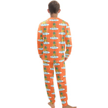 Load image into Gallery viewer, Big Boys' Crew Neck Long Pajama Set