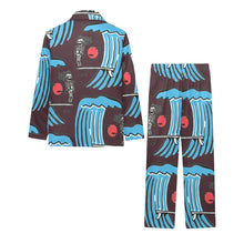 Load image into Gallery viewer, Big Girls' V-Neck Long Pajama Set