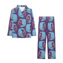 Load image into Gallery viewer, Big Girls' V-Neck Long Pajama Set