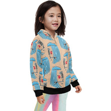 Load image into Gallery viewer, Little Girls' Zip Up Hoodie