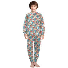 Load image into Gallery viewer, Big Boys' Crew Neck Long Pajama Set