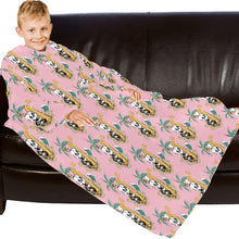 Load image into Gallery viewer, Blanket Robe with Sleeves for Kids