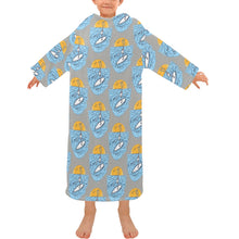 Load image into Gallery viewer, Blanket Robe with Sleeves for Kids