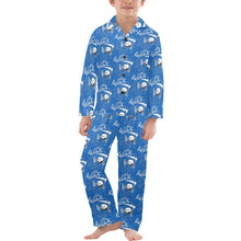 Load image into Gallery viewer, Big Boys' V-Neck Long Pajama Set