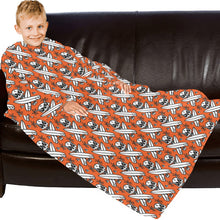 Load image into Gallery viewer, Blanket Robe with Sleeves for Kids