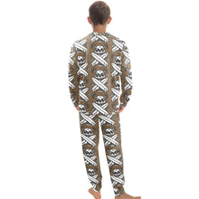Load image into Gallery viewer, Big Boys' Crew Neck Long Pajama Set