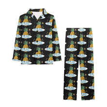 Load image into Gallery viewer, Big Girls' V-Neck Long Pajama Set