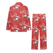 Load image into Gallery viewer, Big Girls' V-Neck Long Pajama Set