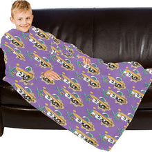 Load image into Gallery viewer, Blanket Robe with Sleeves for Kids