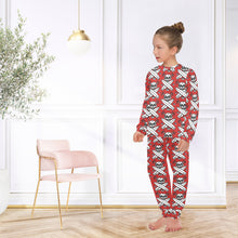 Load image into Gallery viewer, Big Girls' Crew Neck Long Pajama Set