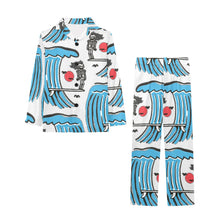 Load image into Gallery viewer, Big Girls' V-Neck Long Pajama Set