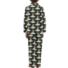 Load image into Gallery viewer, Big Boys' V-Neck Long Pajama Set
