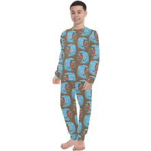 Load image into Gallery viewer, Big Boys' Crew Neck Long Pajama Set