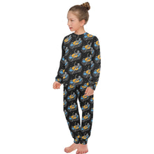 Load image into Gallery viewer, Big Girls' Crew Neck Long Pajama Set