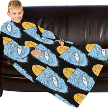 Load image into Gallery viewer, Blanket Robe with Sleeves for Kids