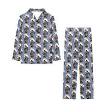 Load image into Gallery viewer, Big Boys' V-Neck Long Pajama Set
