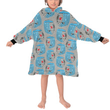 Load image into Gallery viewer, Blanket Hoodie for Kids