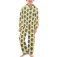 Load image into Gallery viewer, Big Boys' V-Neck Long Pajama Set