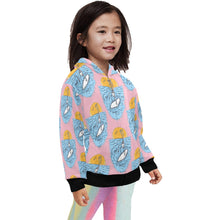 Load image into Gallery viewer, Little Girls' Zip Up Hoodie