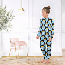 Load image into Gallery viewer, Big Girls' Crew Neck Long Pajama Set