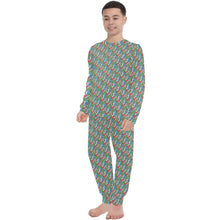 Load image into Gallery viewer, Big Boys' Crew Neck Long Pajama Set