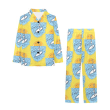 Load image into Gallery viewer, Big Girls' V-Neck Long Pajama Set
