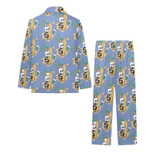 Load image into Gallery viewer, Big Boys' V-Neck Long Pajama Set